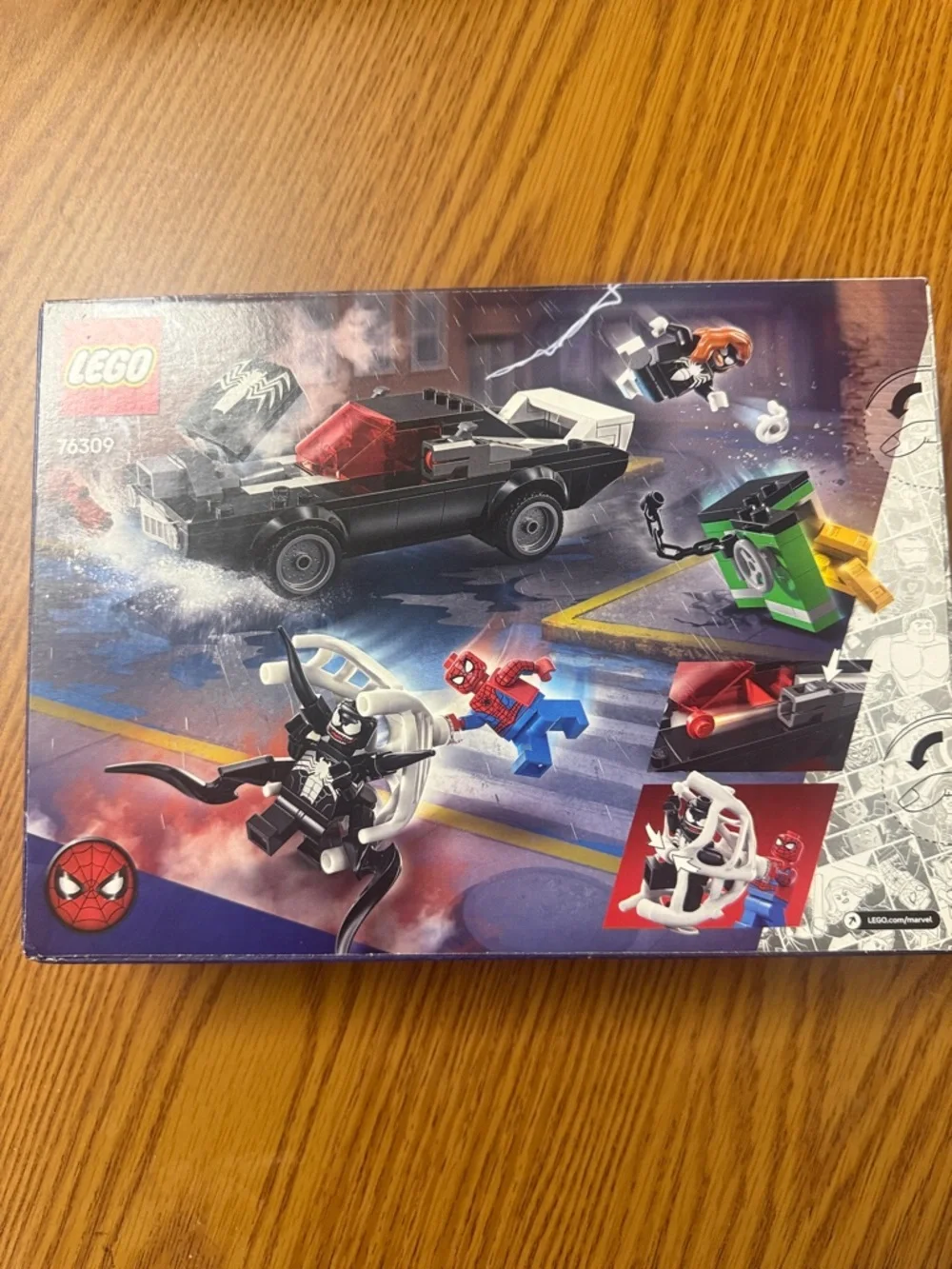 LEGO Marvel Spider-Man Muscle Car Set - Black, Red, White - Picture 5 of 5